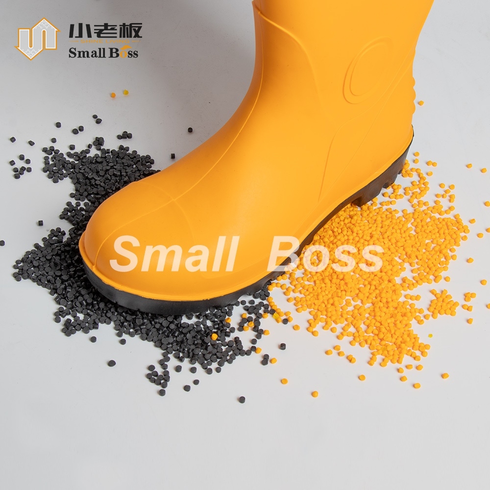 Compuesto flexible de PVC suave anti-envejecimiento para botas de lluvia de corte alto