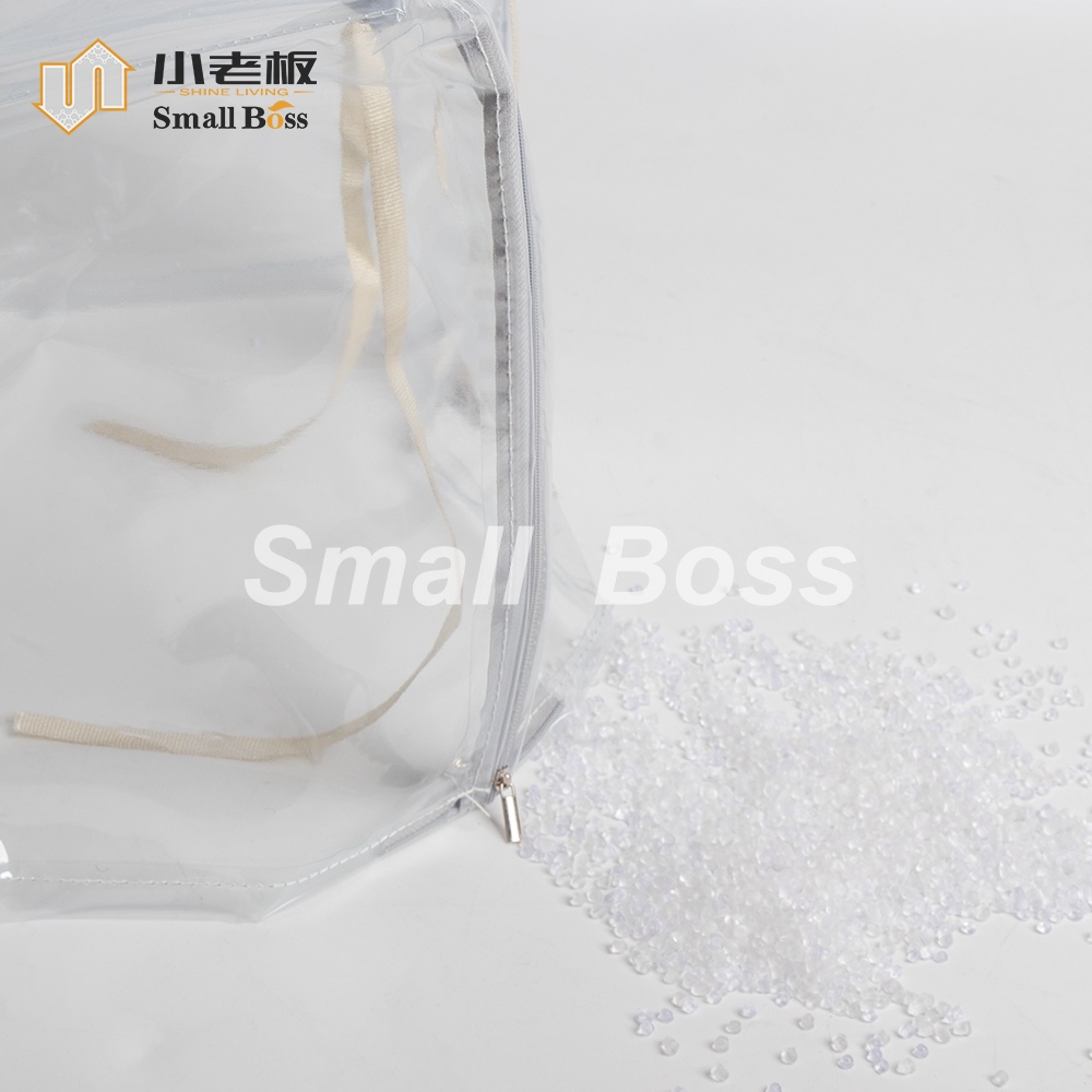 Low-odor and environmentally friendly transparent soft PVC Compound for dust cover