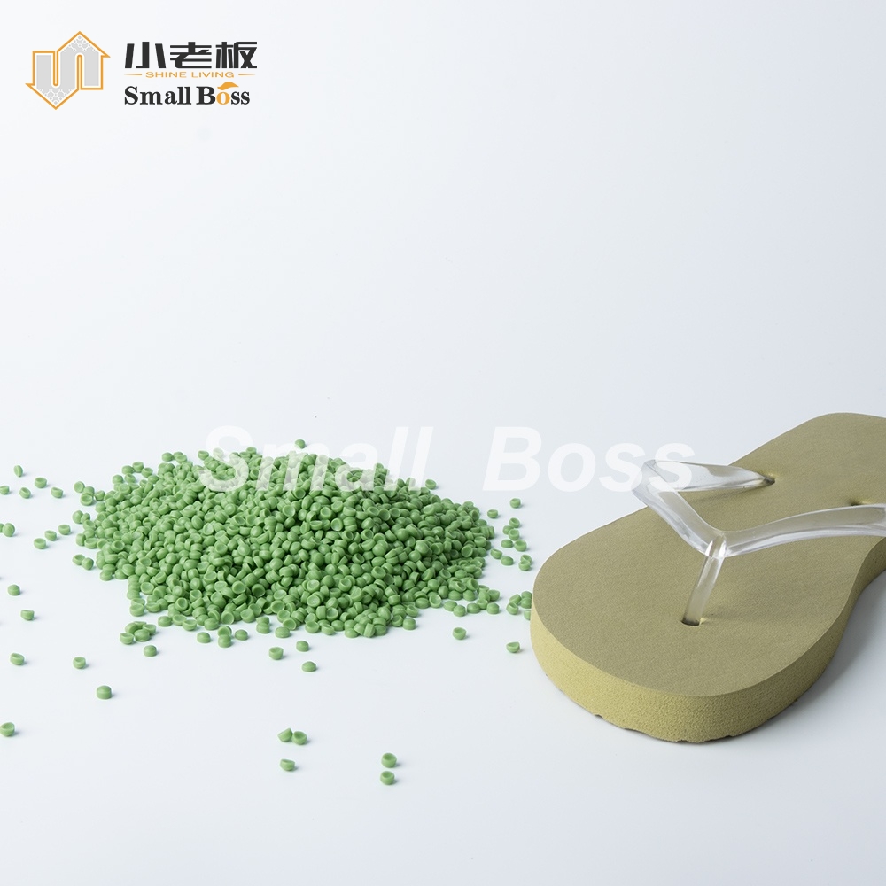High brightness soft PVC Compound for flip-flops