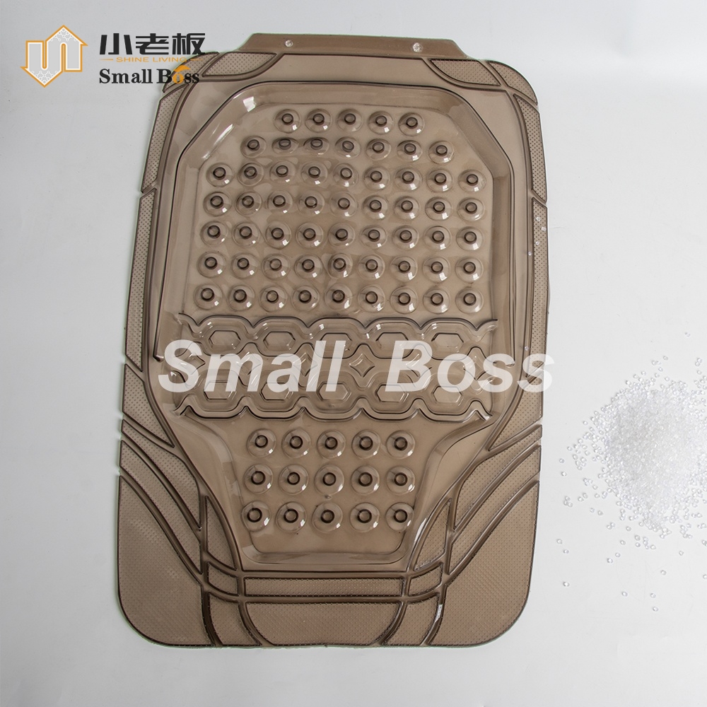PVC软质高通明低气味汽车脚垫50A~70A PVC颗粒