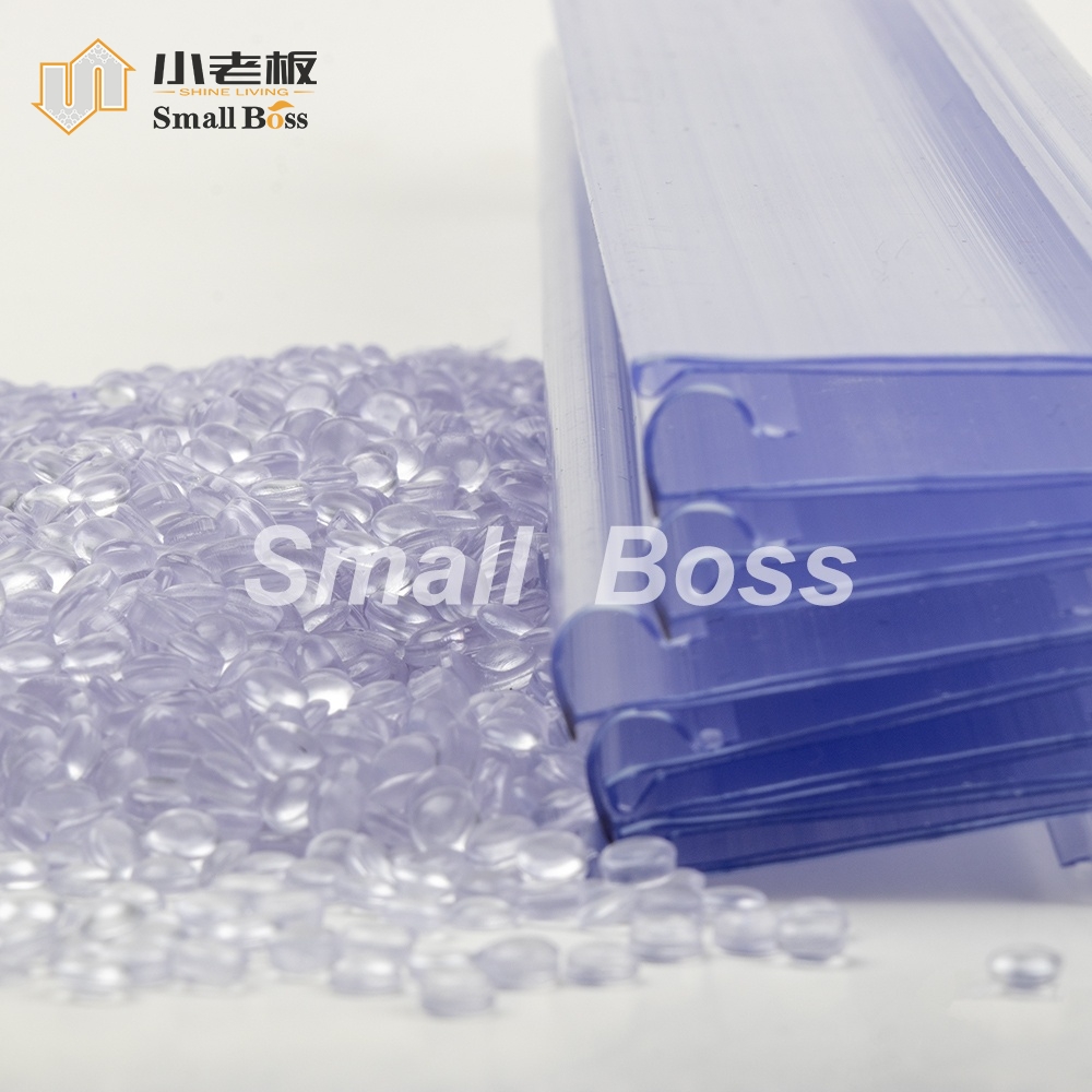 PVC硬质通明专用料 高通明PVC超市价目条专用颗粒