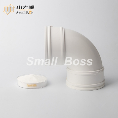 Ultra-bright injection rigid PVC Compound for drainage pipe fittings