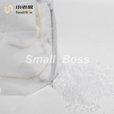 Low-odor and environmentally friendly transparent soft PVC Compound for dust cover