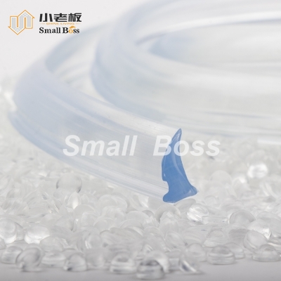 High-elastic transparent soft PVC Compound for sealing strips/sealing parts